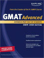Kaplan GMAT Advanced 2009-2010 Edition: Intensive Prep for Top Students