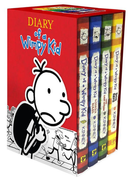 Diary of a Wimpy Kid Box of Books (1-4)