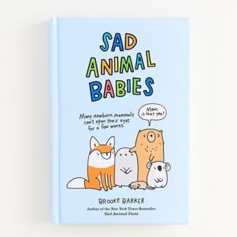 Sad Animal Babies: An Illustrated Natural Fact Book