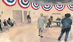 Alternative view 4 of The Walk (A Stroll to the Poll): A Picture Book