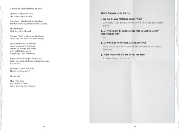 Dear Mothman: A Novel in Verse