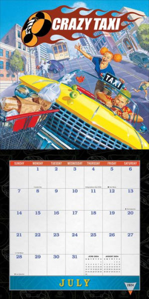 Sega Dreamcast 2024 Wall Calendar