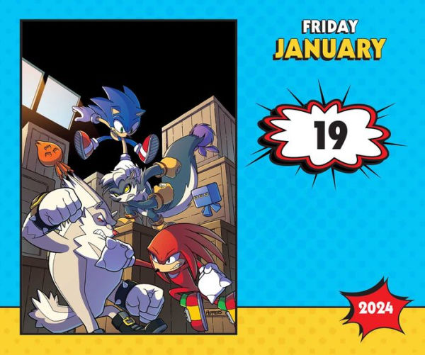 Sonic the Hedgehog Comics 2024 Day-to-Day Calendar