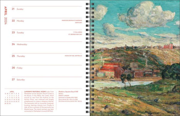 New York in Art 12-Month 2024 Deluxe Engagement Calendar