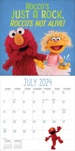 Sesame Street Elmo Loves You 16-Month 2023-2024 Wall Calendar: September 2023-December 2024