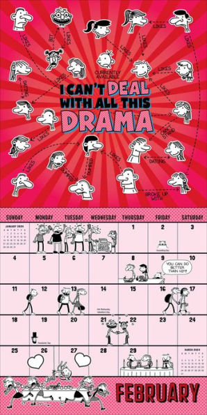 Wimpy Kid 2024 Wall Calendar