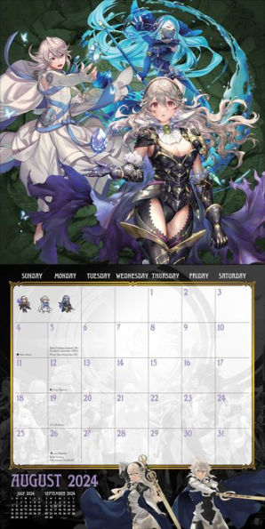 Fire Emblem 16-Month 2024 Wall Calendar