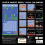Alternative view 7 of Super Mario Bros. 8-Bit Retro 2024 Wall Calendar with Bonus Diecut Notecards
