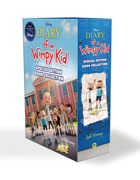 Diary of a Wimpy Kid 3-Book Collection: Special Disney+ Cover Editions: Diary of a Wimpy Kid, Rodrick Rules, and Cabin Fever