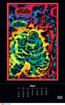 Alternative view 8 of 2026 Marvel Classic Black Light Poster Calendar with 12 Frameable Prints