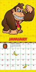 Alternative view 2 of 2026 Donkey Kong Wall Calendar