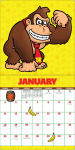 Alternative view 5 of 2026 Donkey Kong Wall Calendar