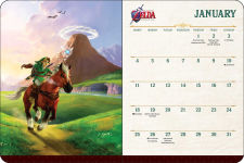 Alternative view 3 of 2025-2026 Legend of Zelda 16-Month Weekly/Monthly Planner
