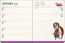Alternative view 5 of 2025-2026 Legend of Zelda 16-Month Weekly/Monthly Planner