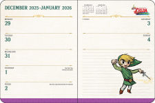 Alternative view 6 of 2025-2026 Legend of Zelda 16-Month Weekly/Monthly Planner