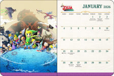 Alternative view 9 of 2025-2026 Legend of Zelda 16-Month Weekly/Monthly Planner
