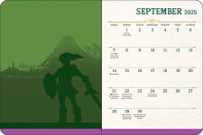 Alternative view 10 of 2025-2026 Legend of Zelda 16-Month Weekly/Monthly Planner