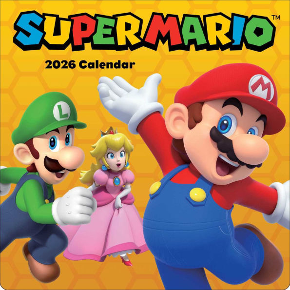 2026 Super Mario Wall Calendar