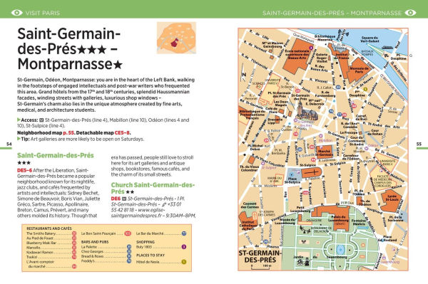 Michelin Travel Guides Short Stays: Paris: Fully Updated and Includes Detachable Map