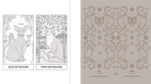 Cats Rule the Earth Tarot Coloring Book: Beautiful Tarot Designs for the Feline-Obsessed