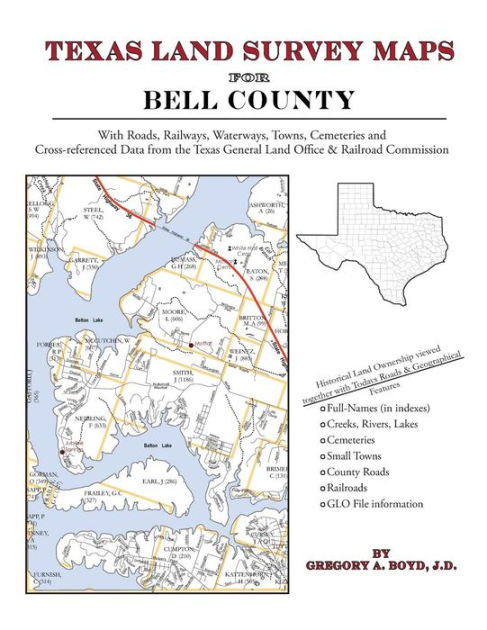 Texas Land Survey Maps For Bell County By Gregory A Boyd Jd