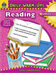 Title: Daily Warm-Ups: Reading, Grade 5, Author: Sarah Clark