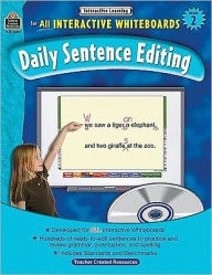 Title: Interactive Learning: Daily Sentence Editing, Grade 2 (bk w/CD), Author: Teacher Created Resources
