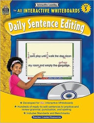 Title: Interactive Learning: Daily Sentence Editing, Grade 5 (bk w/CD), Author: Teacher Created Resources