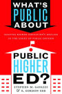 What's Public about Public Higher Ed?: Halting Higher Education's Decline in the Court of Public Opinion