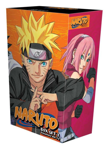 Naruto Box Set 3: Volumes 49-72 with Premium|Paperback