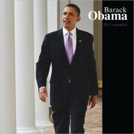 2012 Barack Obama Faces Square 12X12 Wall Calendar