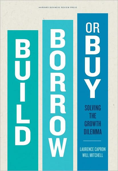 Build, Borrow, Or Buy: Solving The Growth Dilemma By Laurence Capron ...