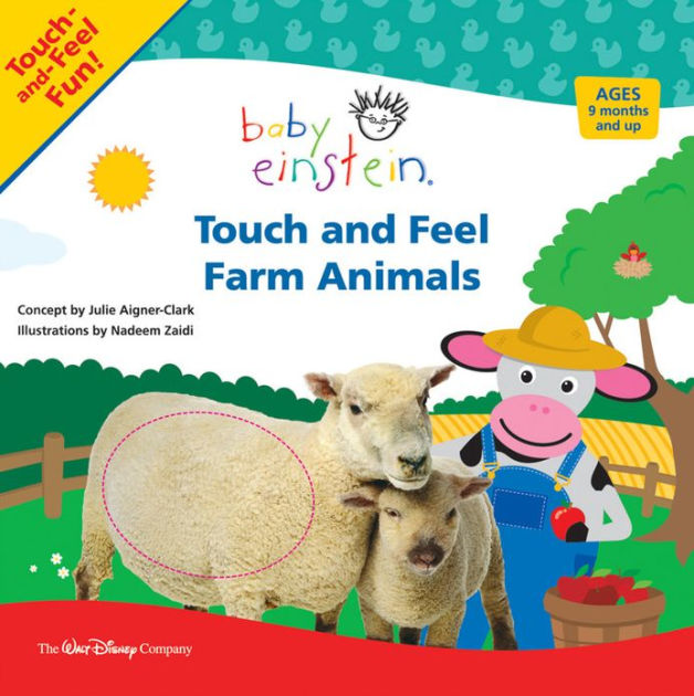 Baby Einstein Touch and Feel Farm Animals by Disney Book Group, Nadeem
