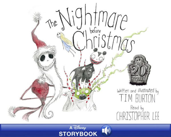 Tim Burton's The Nightmare Before Christmas: A Disney Read-Along Read by Christopher Lee