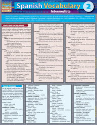 Title: Spanish Vocabulary 2:Intermediate: QuickStudy Laminated Reference Guide, Author: BarCharts Publishing