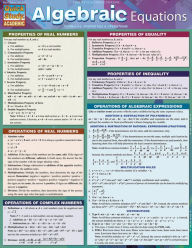 Title: Algebraic Equations: QuickStudy Laminated Reference Guide (QuickStudy Academic), Author: Kizlik