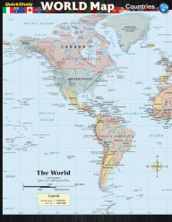 Title: World Map: Countries Guide, Author: BarCharts Publishing
