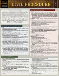 Title: Civil Procedure: QuickStudy Laminated Reference Guide, Author: BarCharts Publishing