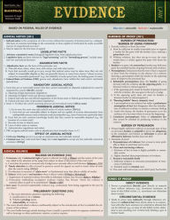 Title: Evidence: QuickStudy Laminated Reference Guide, Author: BarCharts Publishing