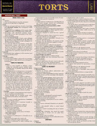 Title: Torts: QuickStudy Laminated Reference Guide, Author: BarCharts Publishing