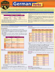Title: German Verbs: a QuickStudy Language Reference Guide, Author: Paul Listen PhD