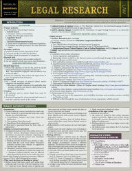 Title: Legal Research: a QuickStudy Laminated Law Reference, Author: Debra Moss Curtis JD