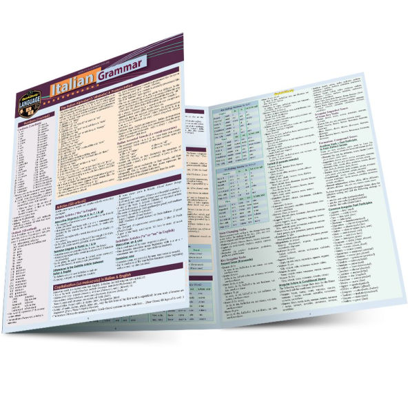Italian Grammar: a QuickStudy Laminated Language Reference Guide
