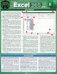 Title: Microsoft Excel 365 - 2019: a QuickStudy Laminated Sotware Reference Guide, Author: Curtis Frye