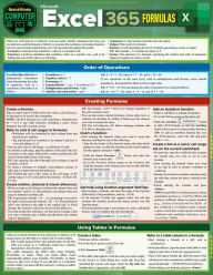 Title: Microsoft Excel 365 Formulas: a QuickStudy Laminated Reference Guide, Author: Curtis Frye