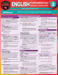 Title: English Fundamentals 2 - Sentence Construction: QuickStudy Language Arts Laminated Reference & Study Guide, Author: Rachel Berg Scherer MA