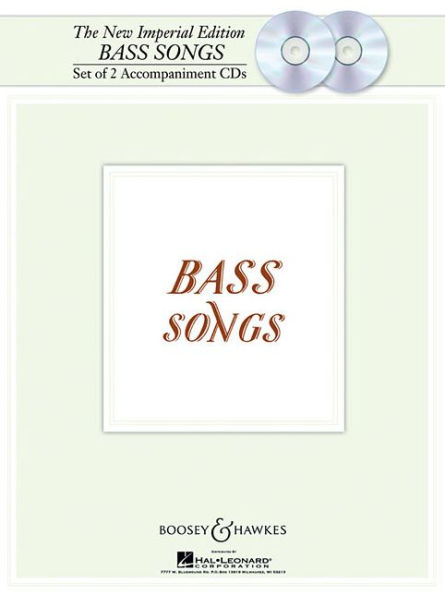 The New Imperial Edition: Accompaniment CDs Bass Songs