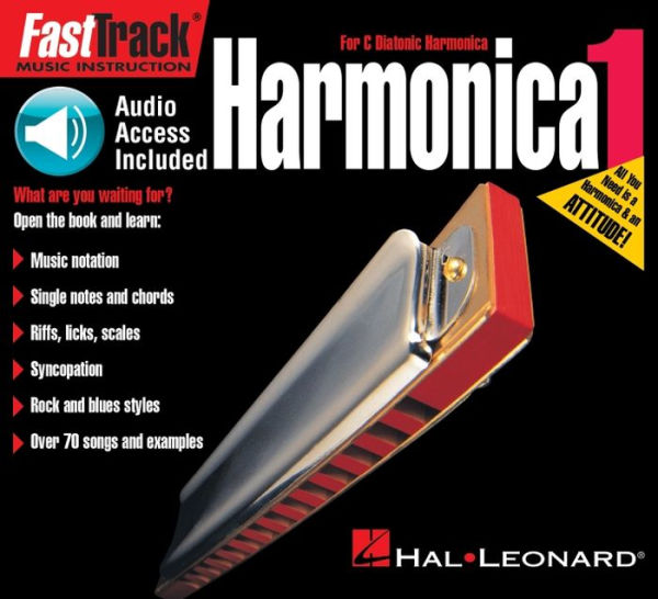 FastTrack Mini Harmonica Method Book 1 (Book/Online Audio)
