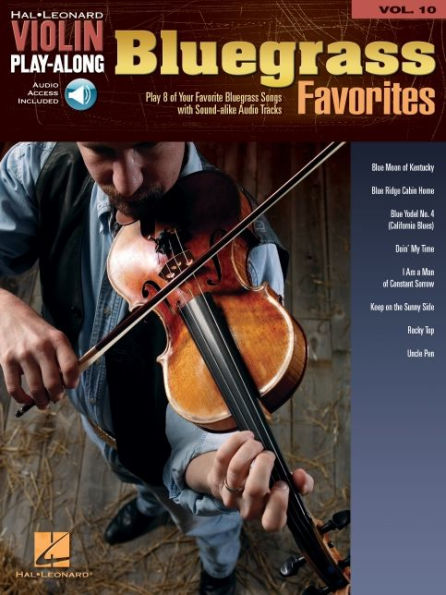 Bluegrass Favorites - Violin Play-Along, Volume 10