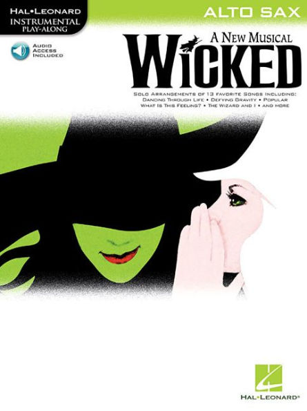 Wicked - Instrumental Play-Along for Alto Sax (Book/Online Audio)